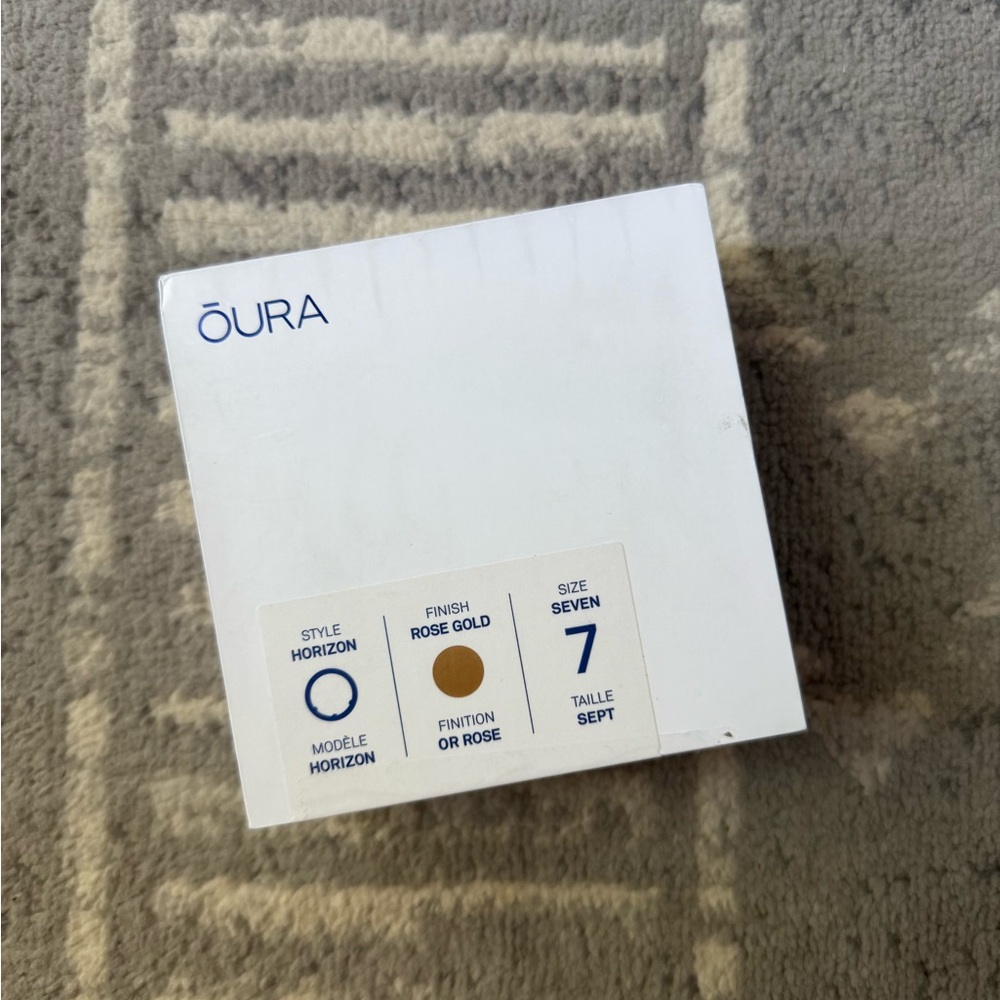 Oura Rose Gold Smart Ring size 7